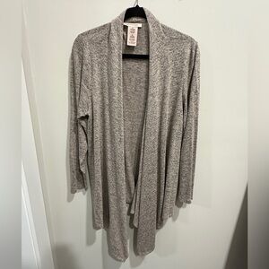 Lightweight cardigan beige and black - XL